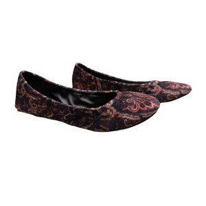 Women's Lucky Brand Ballerina Emmie Velvet Flats Size 7.5M